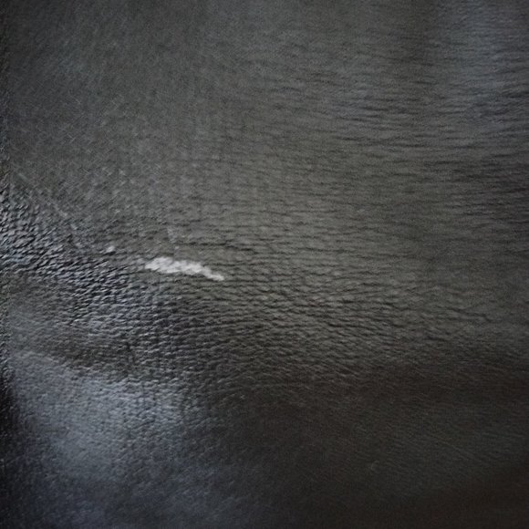 Bagatelle Black Genuine Leather high waisted Shorts - Picture 11 of 16